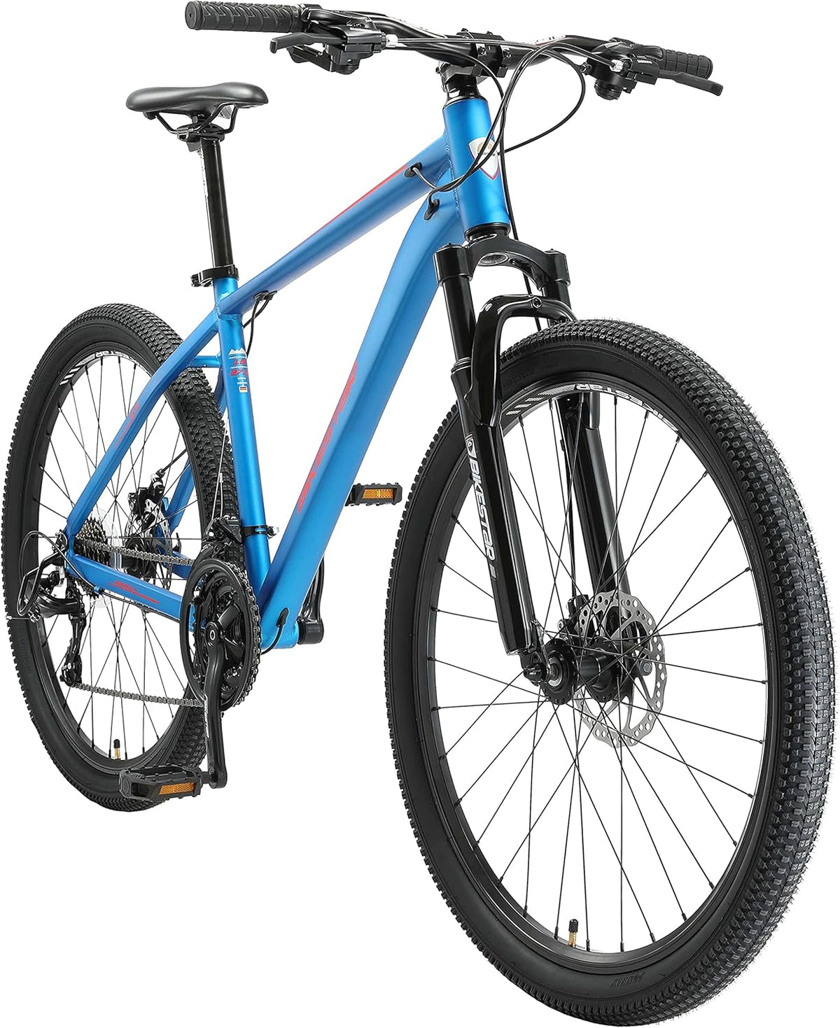 bicicleta de montaña, BIKESTAR, 21 Marchas Shimano 27.5' Pulgadas, Mountainbike con Frenos de Disco Cuadro 14, 16, 18' MTB, Hardtail de Aluminio