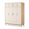 Armario de Madera contrachapada con Puertas y Cajones