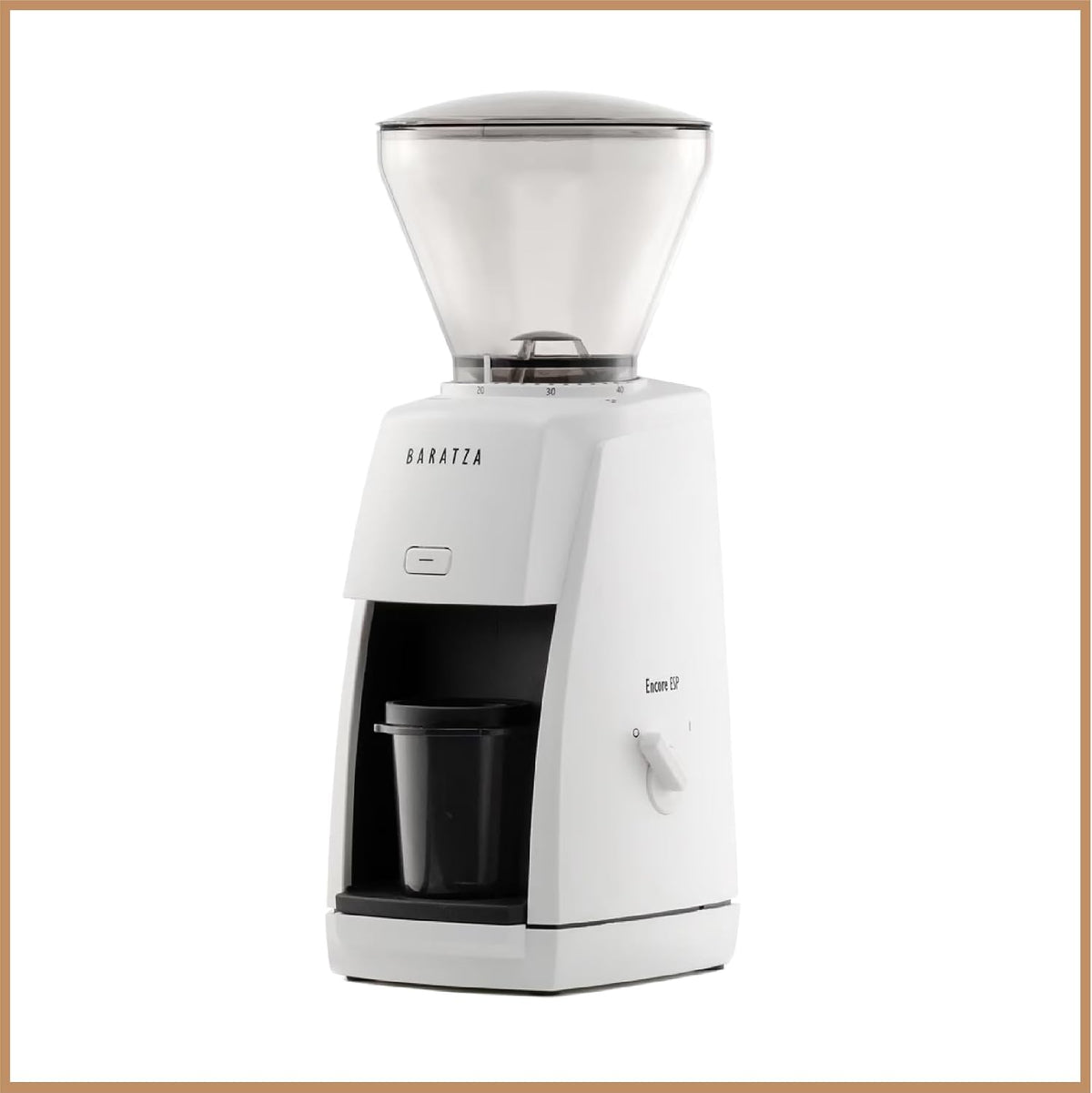 Molinillos de café eléctricos con cuchilla, Baratza, Encore ESP Molinillo Eléctrico de Café en Grano, Coffee Grinder Especial para Espresso, Blanco