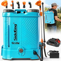 Pulverizadore, SideKing, Sulfatadora Bateria Jardín, Pulverizador Mochila Bateria 12L, Pulverizador Electrico Compatible con Makita 18V, Techos
