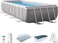 Piscinas desmontable, Intex, 55212 - Piscina Rectangular Prisma Frame 488x244x107 cm + depuradora