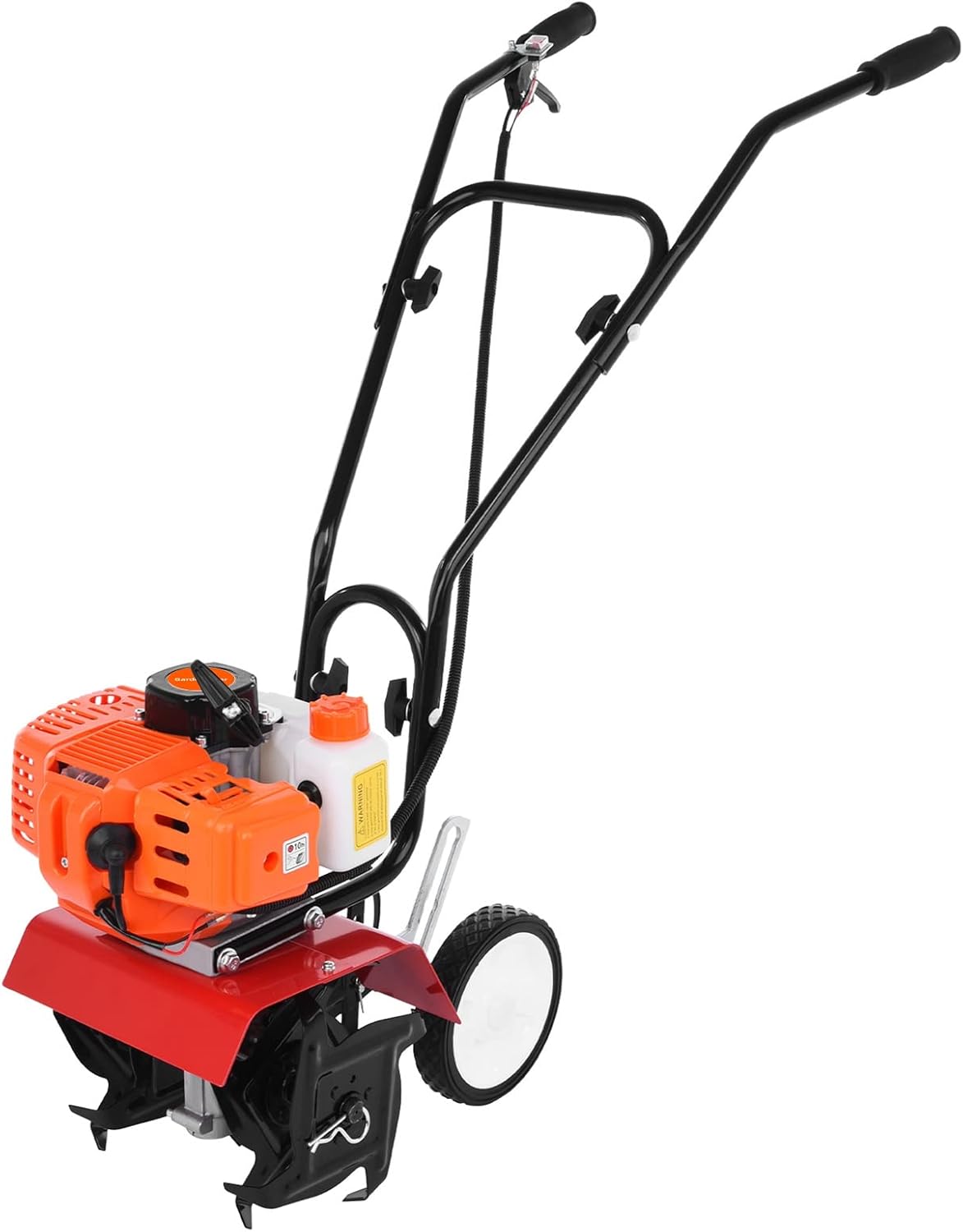Aradora, Makamsui, cultivador de jardín 3 HP 1,65 KW, Mini cultivador de 2 tiempos 52 CC, máquina de cultivo de suelo 9.000 TR, Cultivador de gasolina