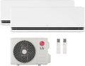 LG R32 aire acondicionado split, Aire Acondicionado Multisplit DualCool Deluxe WiFi 9000 + 12000 Btu, Bomba de Calor, Alta Eficiencia Energética A+++
