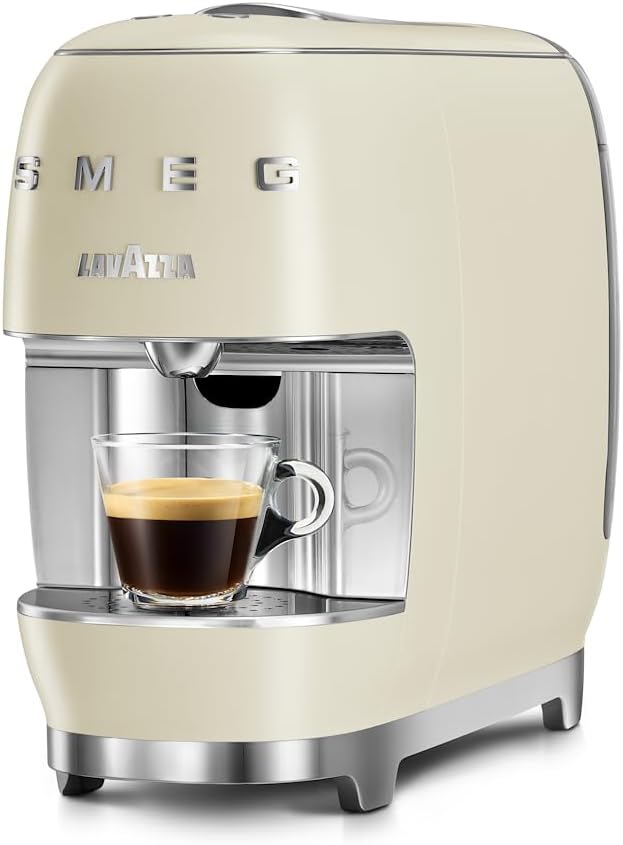 cafetera, Lavazza, A Modo Mio Cream Macchina Caffe Stire Retro a Capsule