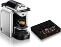 cafetera automática, Nespresso, profesional Zenius incluye 50 cápsulas de café - Cafetera para oficinas pequeñas - Plata