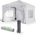 cenador, VOUNOT, Impermeable Pabellón de Jardín Protección UV para Camping, Exterior, Color Blanco, Fiestas