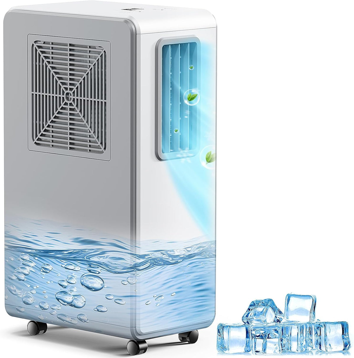 aire acondicionado portátil, MaidellAir, combina funciones de refrigeración, deshumidificación ventilación, silencioso, para hogares