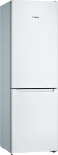 Bosch KGN36NWEA frigorífico combi, 60 cm, Serie 2, Alto 186, Lanzamiento 2024, NoFrost, Iluminación LED, MultiAirFlow, Blanco