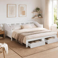 sofá cama, HFASD, cama individual y doble para dormitorio, salón, marco de madera maciza, Cama de día extensible 90, 180 x 200 cm