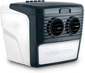 aire acondicionado portátil, Totalcool, Enfriador de aire portátil 3000, 12 voltios y alimentación de red, sistema de refrigeración evaporativa, gris
