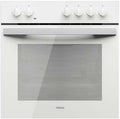 horno de pared, Teka, 3 Funciones de Cocinado, Puerta 2 Cristales, HBE 490 ME, Bandeja Profunda Esmaltada, Mandos Frontales, Cristal Blanco