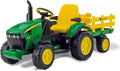 Vehículos eléctrico OR0047, Peg Perego, OR0047 - John Deere, 12V, tractor eléctrico con remolque