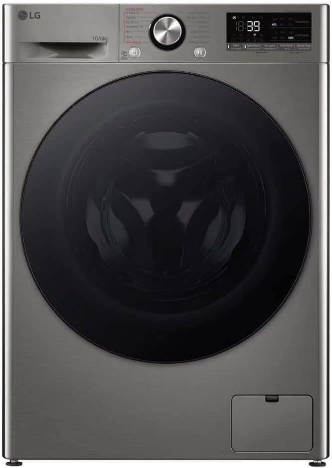 LG F4DR7010SGS lavadora, y Secadora F4DR7010SGS 10 Kg Gris