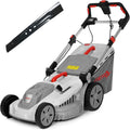 cortacésped, IKRA, 2000W, 43cm, altura de corte de 30 a 75 mm, Cuchillas de Repuesto, Manillar regulable, cuchilla de metal