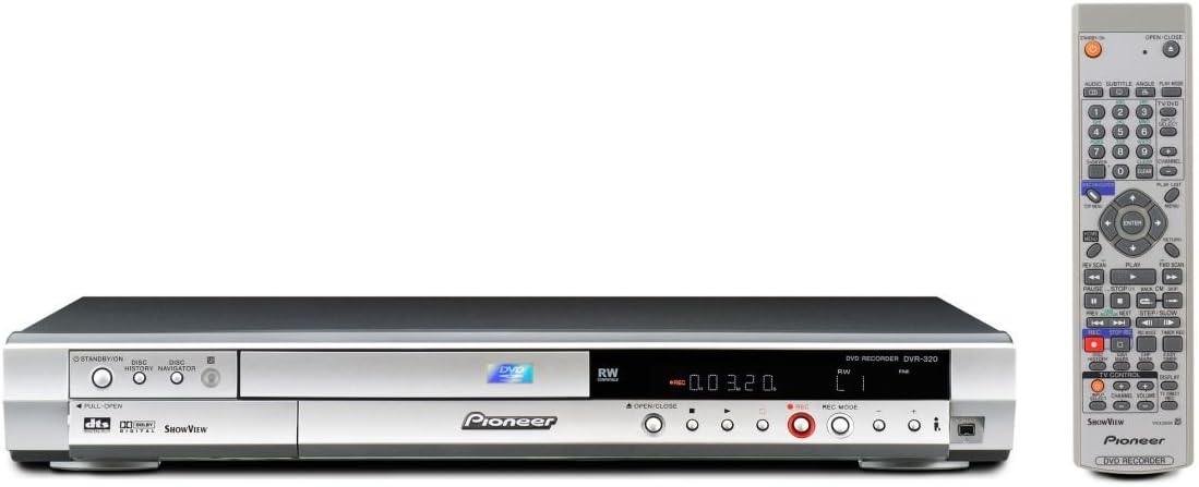 Grabadores de DVD DVR-320-S, PIONEER, 51,6 x 45,4 x 17,4 cm