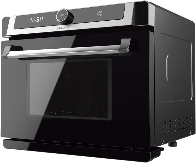 Cecotec Hornos de convección, Horno de Vapor Multifunción de 40L Bake&Steam 4000 Combi Gyro. 2400W, Horno 3 en 1: Función Vapor, 7 Funciones