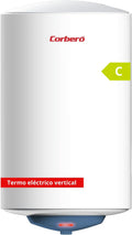 Calentadores eléctrico CTMBA50, Corbero, Corberó - Termo Eléctrico CTMBA50, 50L, Instalación Vertical, Resistencia Blindada, Termostato Regulable
