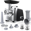 Bosch MFW67440 Picadoras de carne, - Picador de carne, ProPower, Alta seguridad, cromo, 2000 W, Negro