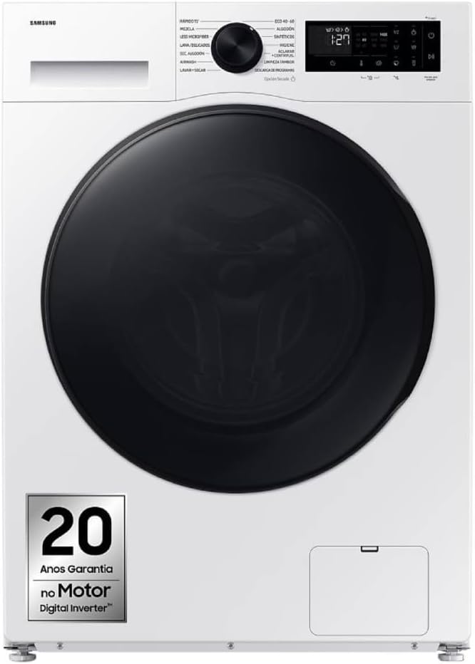 Samsung 1400RPM lavadora, y Secadora de Ropa 11Kg, 6Kg 1400RPM Blanca WD11DG5B15BEEP