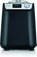 Severin heladera, EZ 7407 - y yogurtera compacta con compresor, 1.2 l, 135 W, temporizador digital, función automática keep-cool, color negro mate