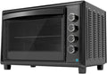 Cecotec Hornos de convección, Luz Interior, Horno Convección de Sobremesa de 60 Litros Bake&Toast 6090 Black Gyro. 2200 W, 12 Funciones