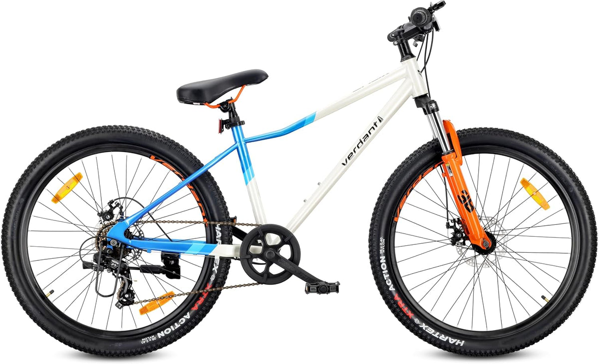 bicicleta de montaña, sun baby, Verdant Calix 26 Pulgadas, Bicicleta 26' Unisex - Amortiguador, 7, 21 Marchas, Frenos de Disco
