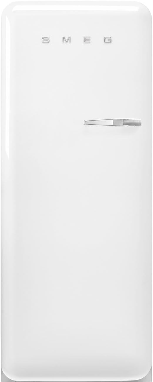 Smeg frigorífico combi, 270 litros, Frigorífico de una puerta, Inverter, apertura a la izquierda, Blanco