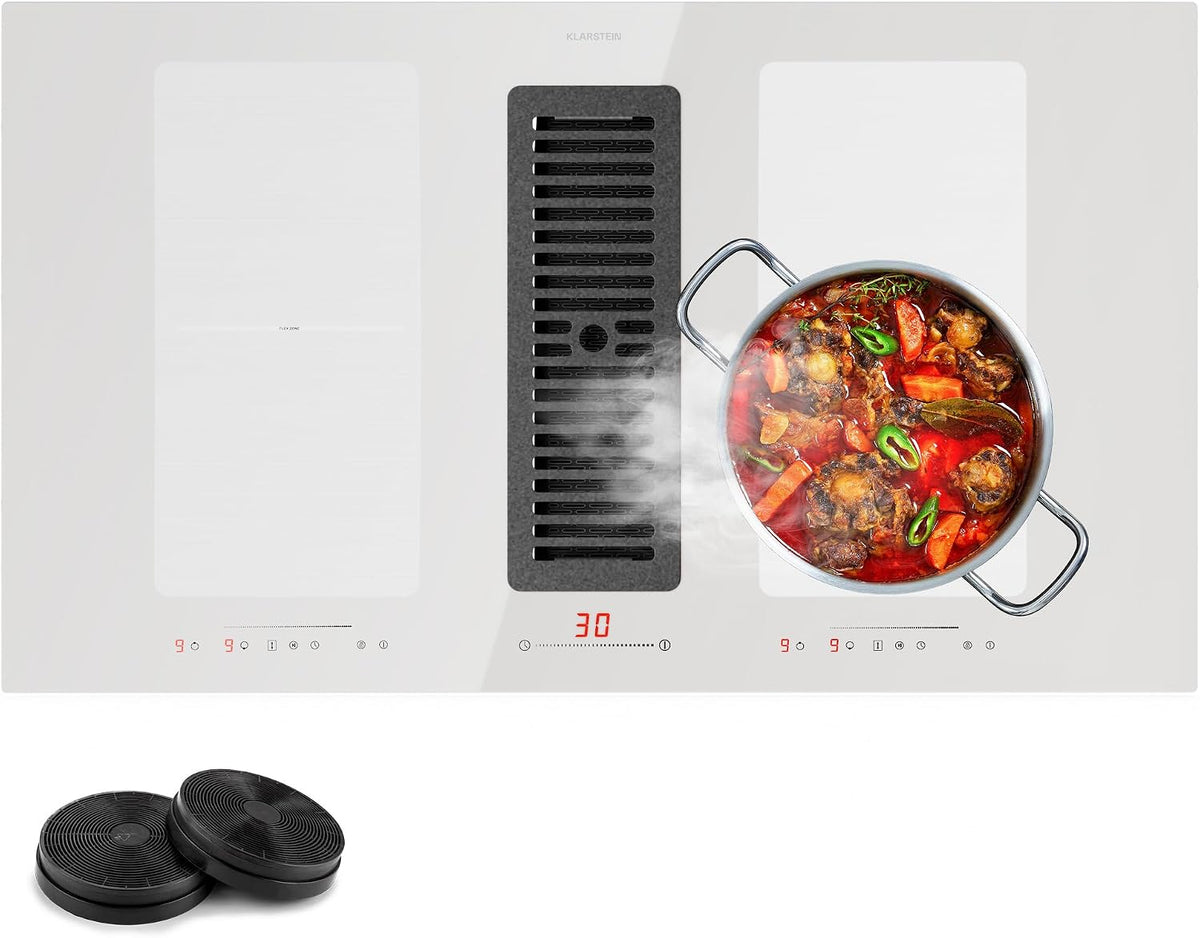 campana extractora, KLARSTEIN, h, Control Táctil, Cocinas de Inducción Eléctricas Eficiencia Energética A+, Vitroceramica con Cocina 391m3