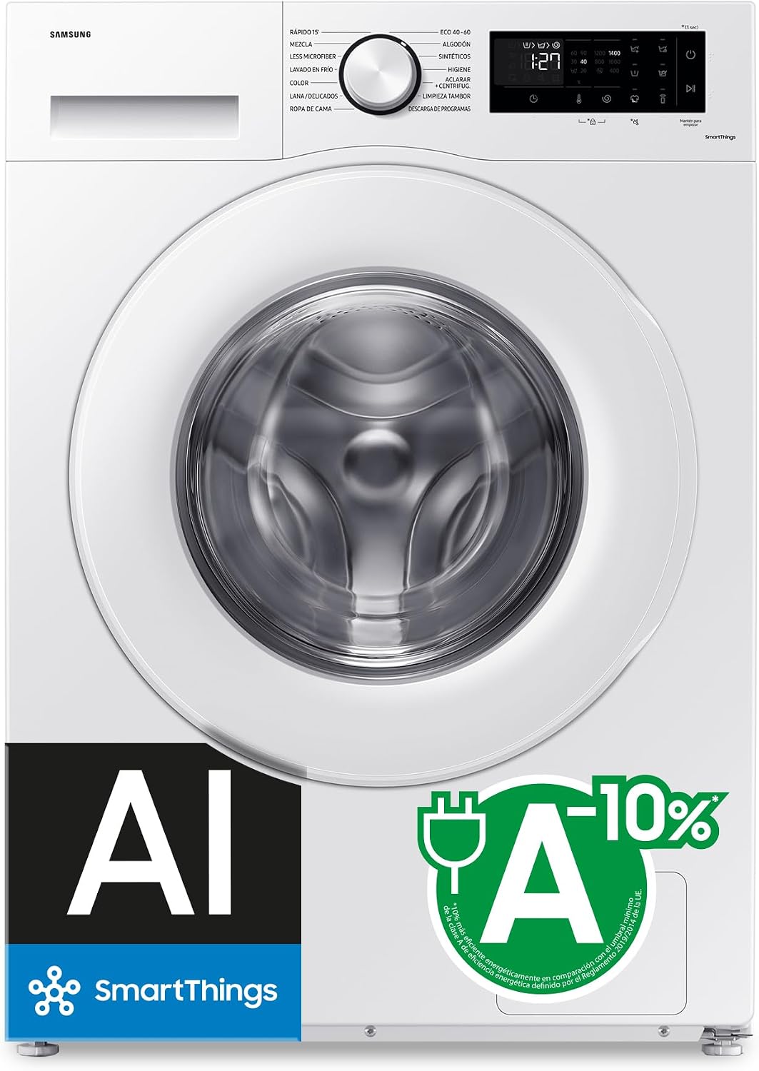 Samsung WW90CGC04DTEEC lavadora, clase A, color blanco Clase de eficiencia energética A