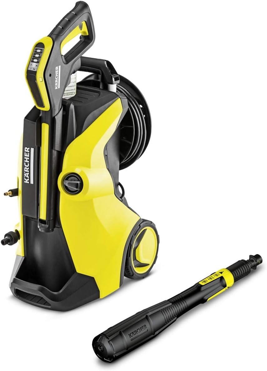 KÄRCHER Limpiadoras a presión, 500 L, h (1.324-630.0), K5 Full Control Plus - Hidrolimpiadora de alta presión para exteriores 145 bar