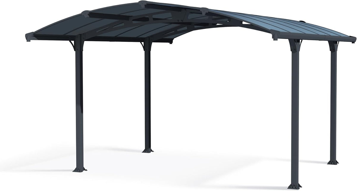 Cochera, Palram, Arcadia (359x435, CANOPIA by - Carport de Aluminio, Gris)