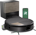 robot aspirador, iRobot, Roomba MAX 705 Combo con Base AutoWash multifunción y Agua Caliente, LiDAR 3D con IA_N, Cubierta Protectora, cepillos Dobles