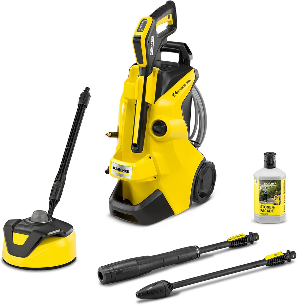 KÄRCHER Limpiadoras a presión, Pistola de Alta presión, Boquilla Turbo, Lanza, Hidrolimpiadora K 4 Power Control Flex Home, presión: 130 Bar, 11,5 kg
