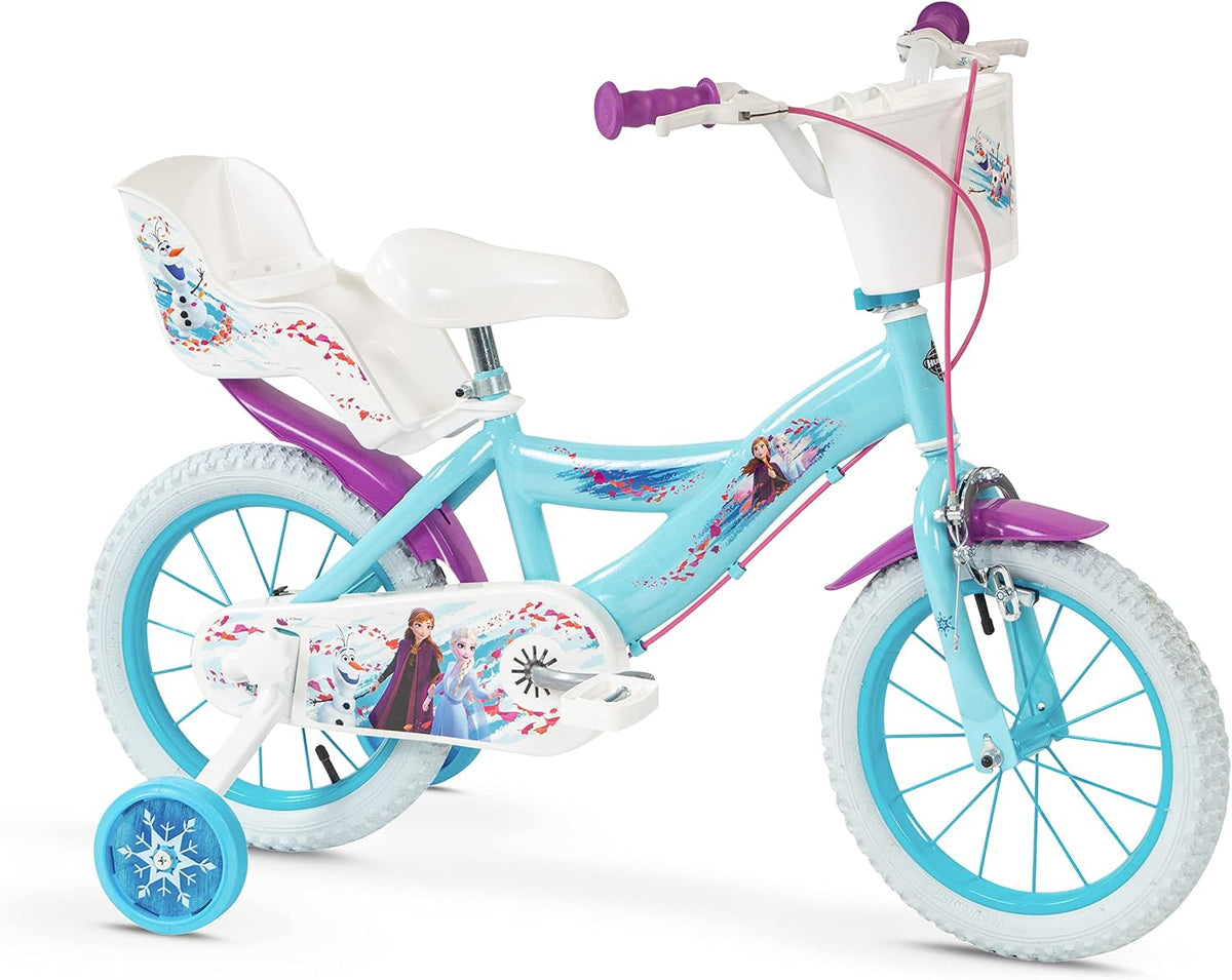 Vehículos de pedale, TOIMSA, Bicicleta 14' Frozen Huffy 4, 6 Años