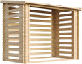 cobertizo de jardín M202, TIMBELA, Caseta de leña - para Leña- 146 x 232 cm, 2.55 m2 - Caseta Leñero M202