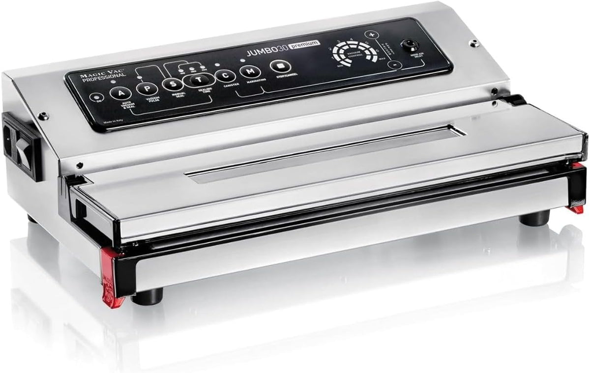 Máquinas para cocinar al vacío, Magic Vac, Kit de Envasado Al Vacío, Sistema Patentado Hecho en Italia, Jumbo 30