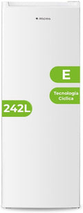 frigorífico combi AR145501E, Aspes, Puerta Reversible, Bajo Nivel Sonoro, Eficiencia Energética Clase E