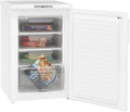 congelador vertical, Exquisit, 91L, 4 Compartimentos, Consumo 166 kWh, Congelador Table Top, Clase E, Altura Regulable, Ruedas Traseras, año