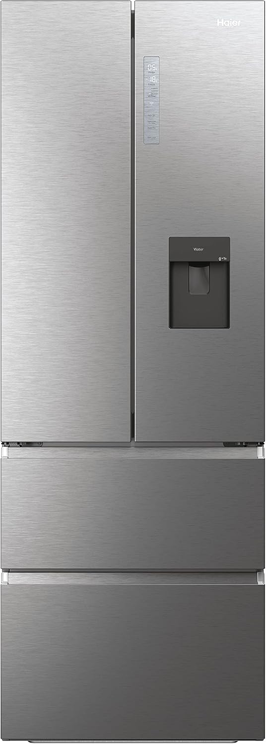 Haier HFW7720EWMP frigorífico combi, FD 70 Series 7 HFW7720EWMP - Frigorífico con Dispensador de Agua, Alto 2 m, Conectividad WIFI, Puerta Francesa