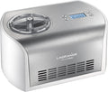 heladera, LAGRANGE, 1 bowls, Color blanco - Heladora (1,2 L, De plástico, Acero inoxidable, Plata
