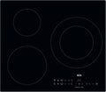 AEG IKB63301CB Placa, IKB63301CB inducción flexible, Extraplana 3 zonas, una de ellas de 28 cm, 60 cm, Biselada, Controles táctiles independientes
